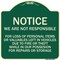 Signmission We Are Not Responsible for Loss of Personal Items or Valuables Left in Vehicles Due, G-1818-22706 A-DES-G-1818-22706 - alternate 1